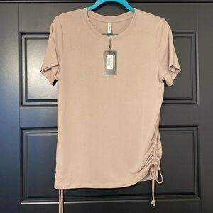 Wishlist modal ruched side-tie tee